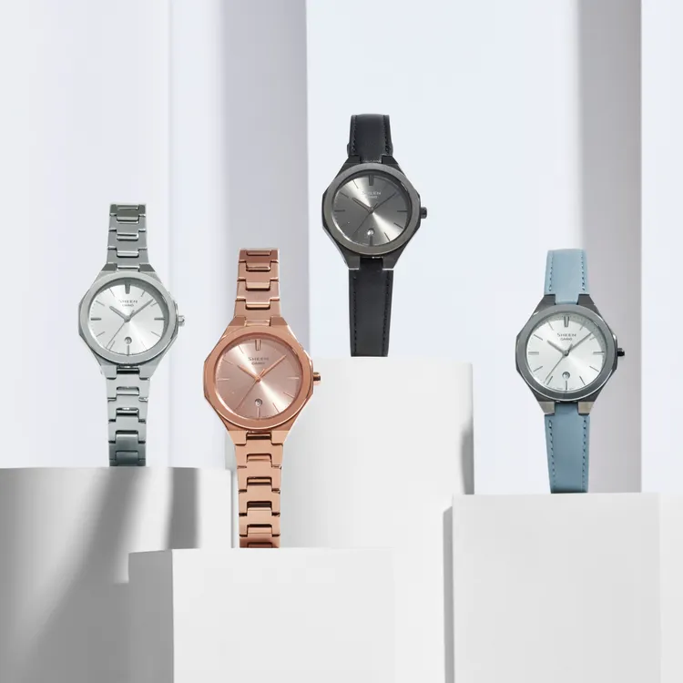 SHEEN新錶款兼具現代極簡與優雅酷炫2大元素。品牌提供