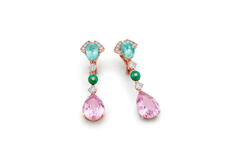 BULGARI頂級彩寶與鑽石戒指，價格店洽。品牌提供