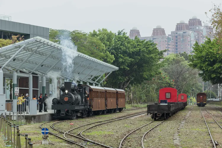 阿里山蒸汽火車Shay21號。文化總會提供