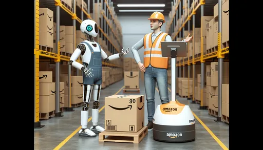 亞馬遜未來職場　你的同事可能都是機器人