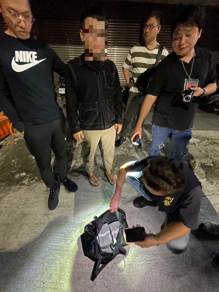 陳姓帶著330萬元贓款逃到嘉義，仍被警方逮捕。民眾提供