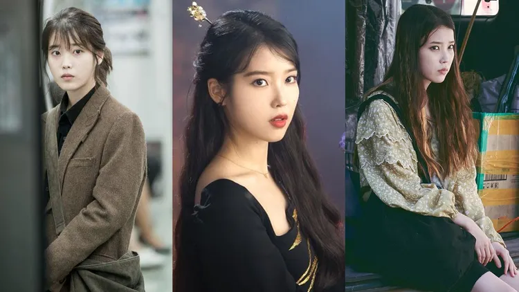 IU因《我的大叔》（左圖起），演技受到肯定，後來《德魯納酒店》、電影《嬰兒轉運站》都有亮眼表現。翻攝tvN、車庫娛樂提供