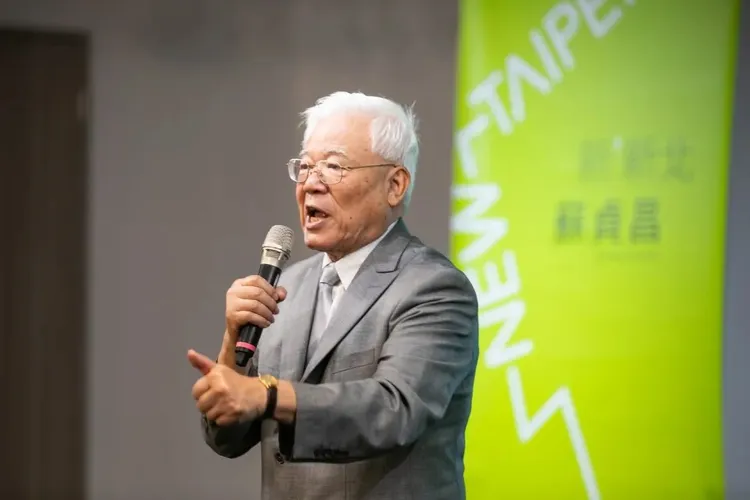 台北縣前縣長尤清。蘇貞昌辦公室提供