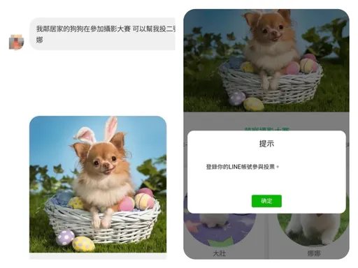 幫「2號娜娜」投票請小心!LINE帳號詐騙新手法再現