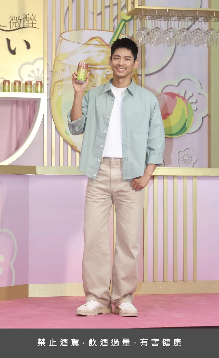 林柏宏出席品牌代言活動。彭欣偉攝