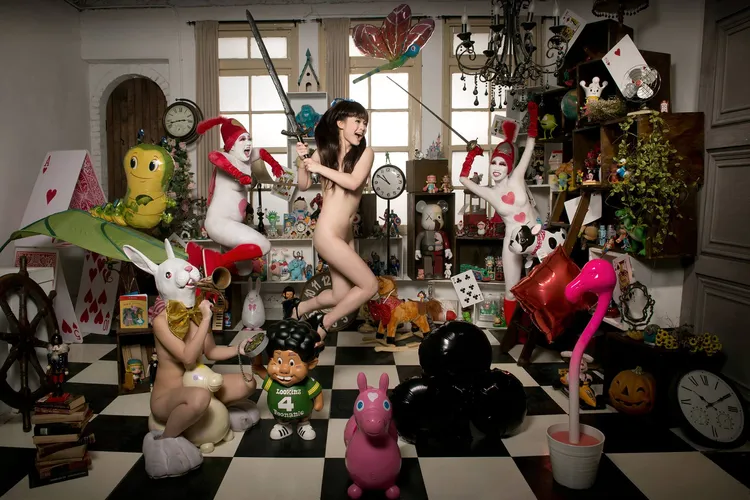 圖為王建揚的裸體藝術作品。翻攝「宅男的春天，男人的綺夢」藝術講座臉書網頁