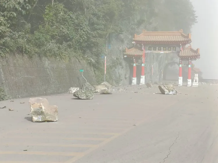 太魯閣國家公園驚傳有人失聯，甚至遭到落石砸傷、OHCA（到院前心肺功能停止）。讀者提供
