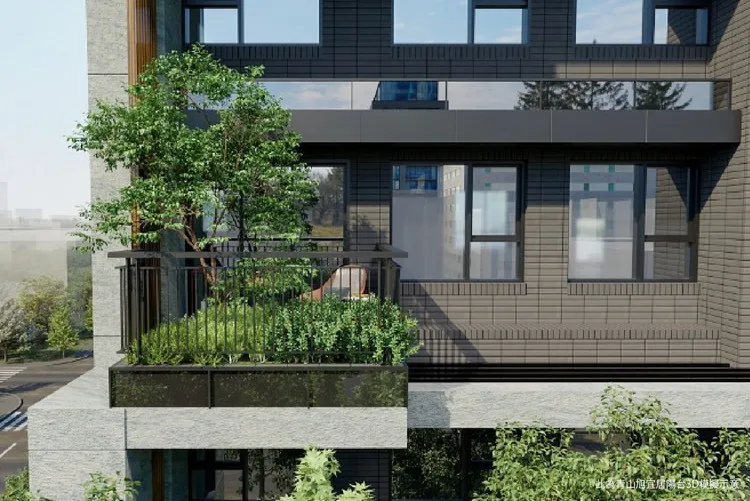 宜居陽台規劃賦予生活不同的曲調，正式公開便是賞屋客詢問的焦點。