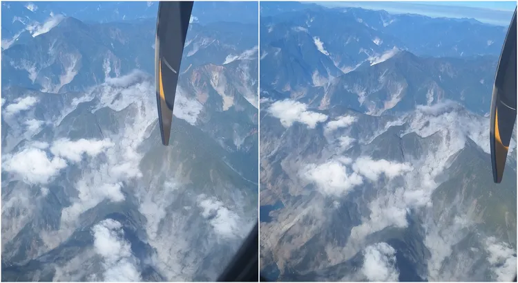 地震後山崩的狀況被拍攝了下來。當事人授權提供