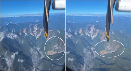 花蓮強震「山崩瞬間」空拍影片曝光!網驚:上帝視角