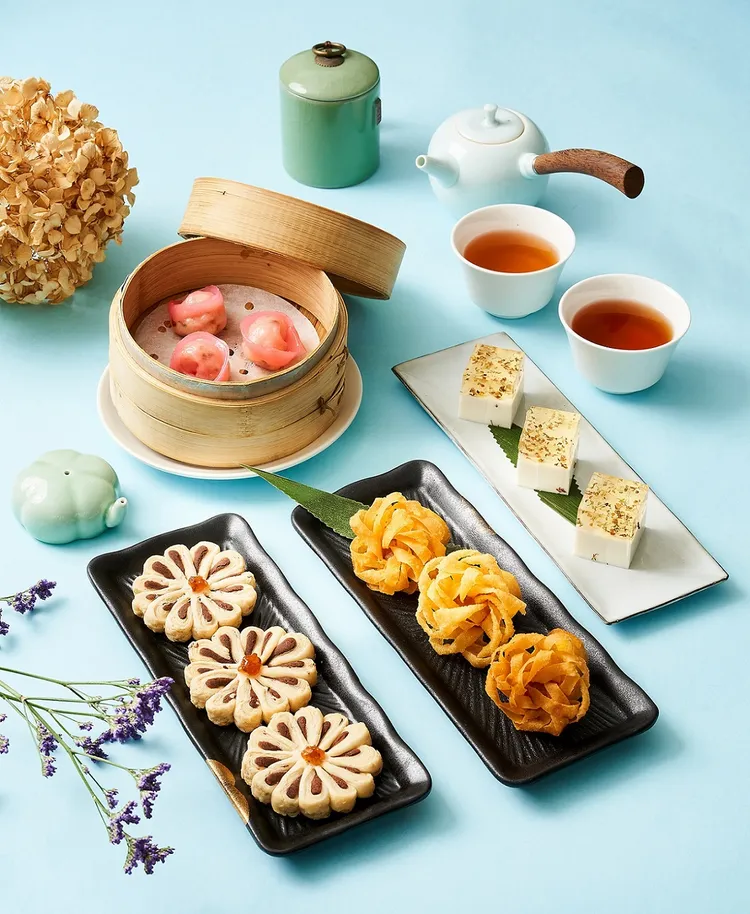 新板希爾頓青雅中餐廳獻上多款精緻港點。業者提供