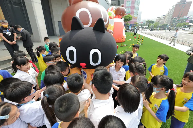 基隆打造火箭科學互動特展，帶領小朋友們搶先見證台灣航太發展史。市府提供