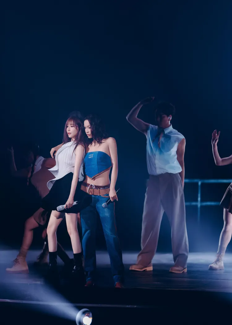 王心凌（左）和劉柏辛合作《有嗎炒麵》。天晴娛樂提供