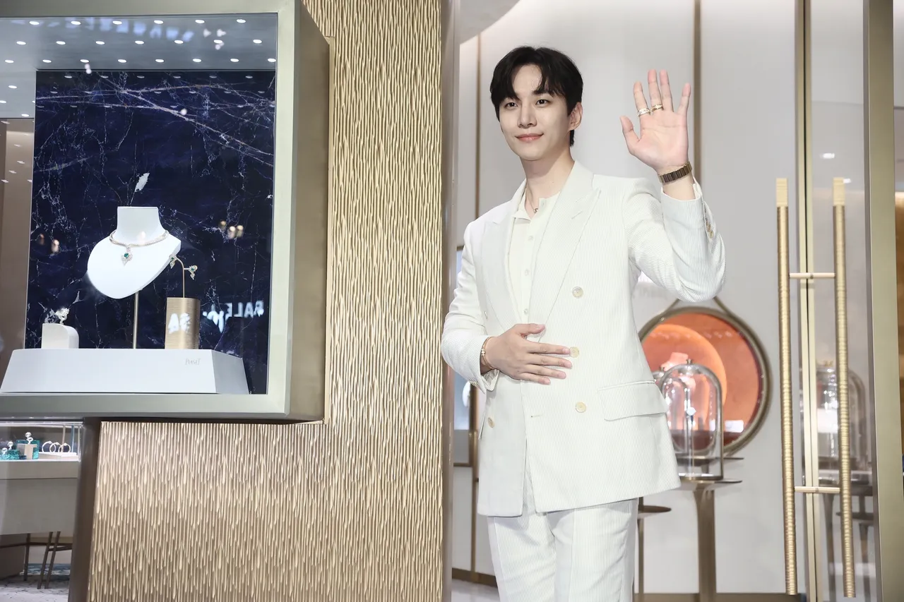 李俊昊今為伯爵台北101形象概念精品店開幕站台。彭欣偉攝