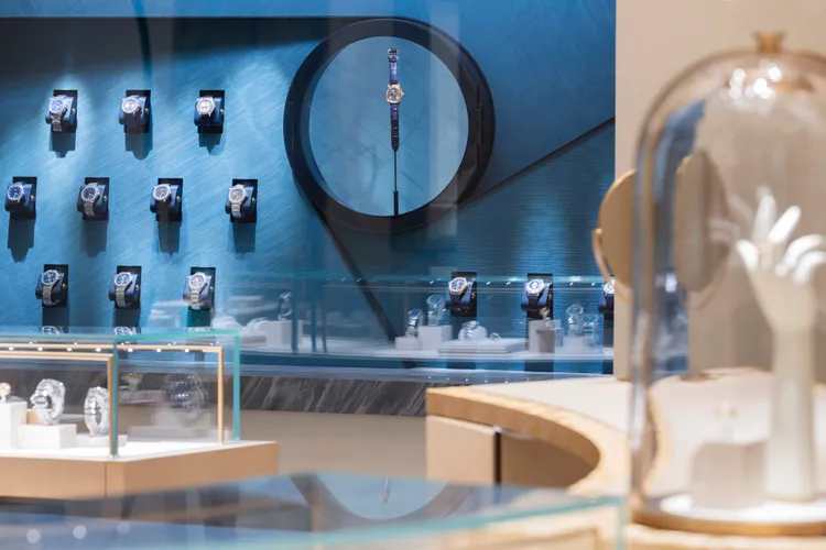 伯爵台北101形象概念精品店。品牌提供