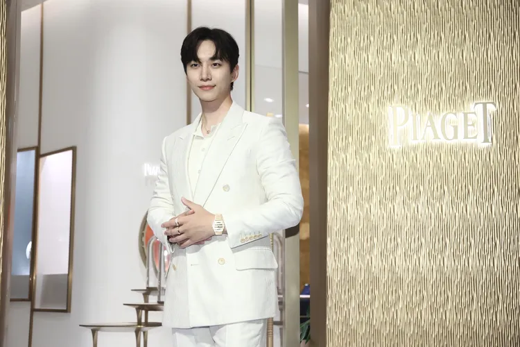 李俊昊帥氣現身活動現場。彭欣偉攝