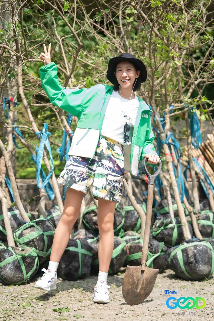 楊晴持續關心永續發展議題。TVBS提供