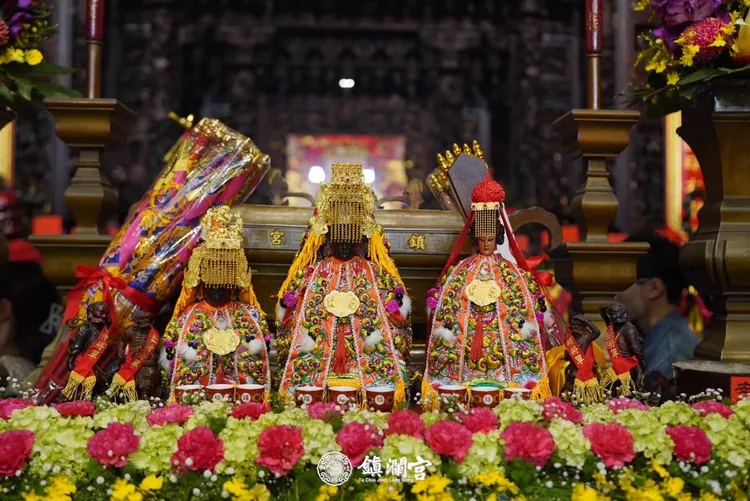大甲媽祖將於晚間11時起駕。取自鎮瀾官直播
