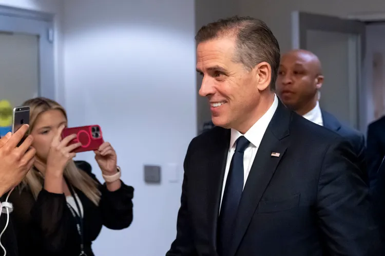 共和黨指控拜登的兒子杭特與烏克蘭、中國的商業交易中，涉及不法利益。美聯社資料照片