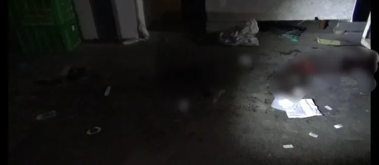 2人自8米高屋頂墜落，疑頭部落地。警方提供