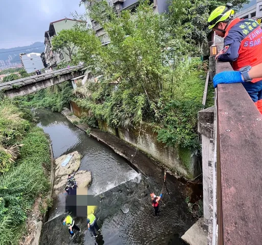 彰化警未到班失蹤4天 最後身影墜落新北住家旁溪中亡