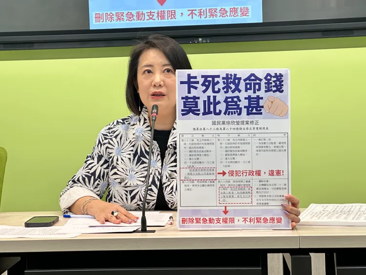 吳思瑤秀出徐欣瑩的提案。潘袁詩羽攝