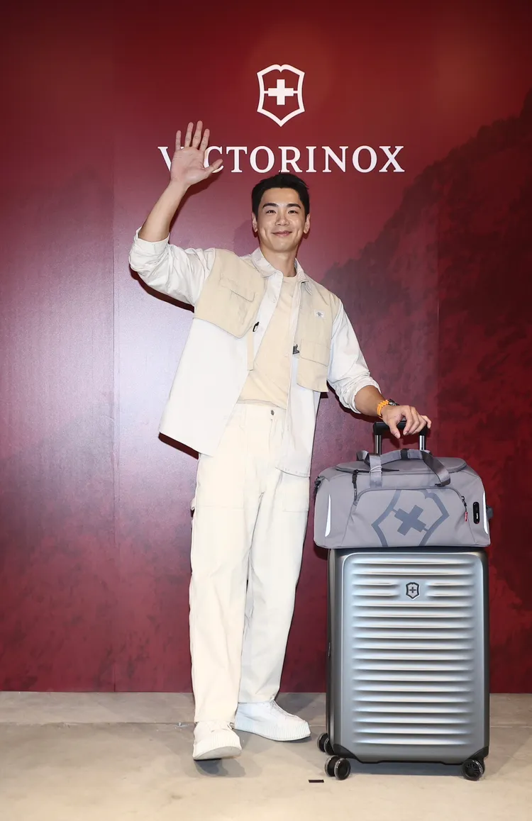 禾浩辰笑稱自己肌肉很多。彭欣偉攝