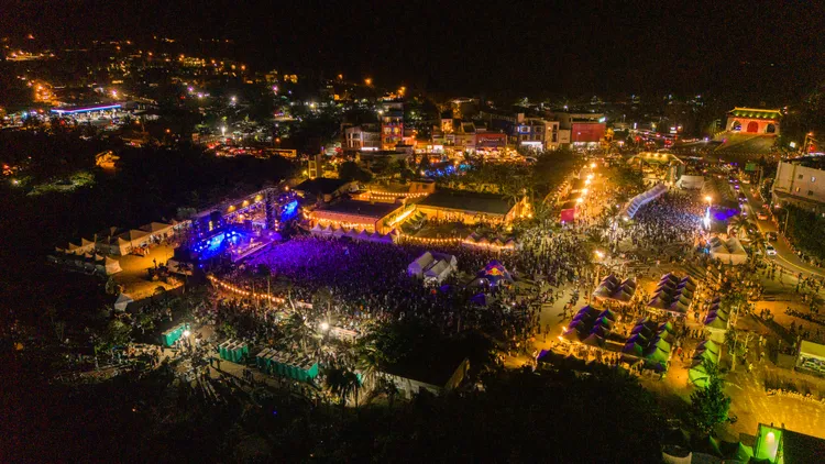 台灣祭得到樂迷重大迴響，吸引逾百萬人次參與。縣府提供