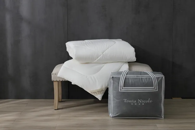 七件組套組的可水洗七孔四季被。業者提供