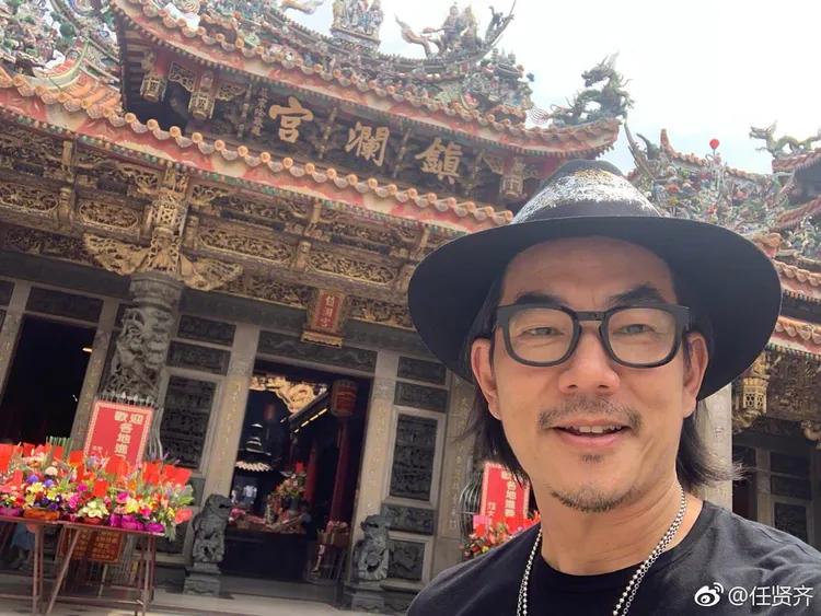 任賢齊這幾年只要有空，都會到大甲鎮瀾宮參拜媽祖。翻攝任賢齊臉書