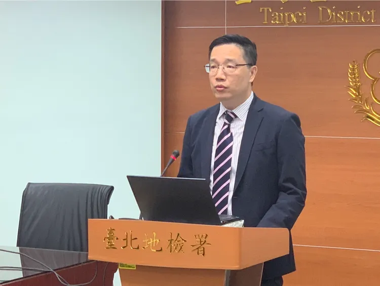 北檢襄閱主任檢察官蔡偉逸，今說明王牌交易所詐騙案偵查結果。丁牧群攝