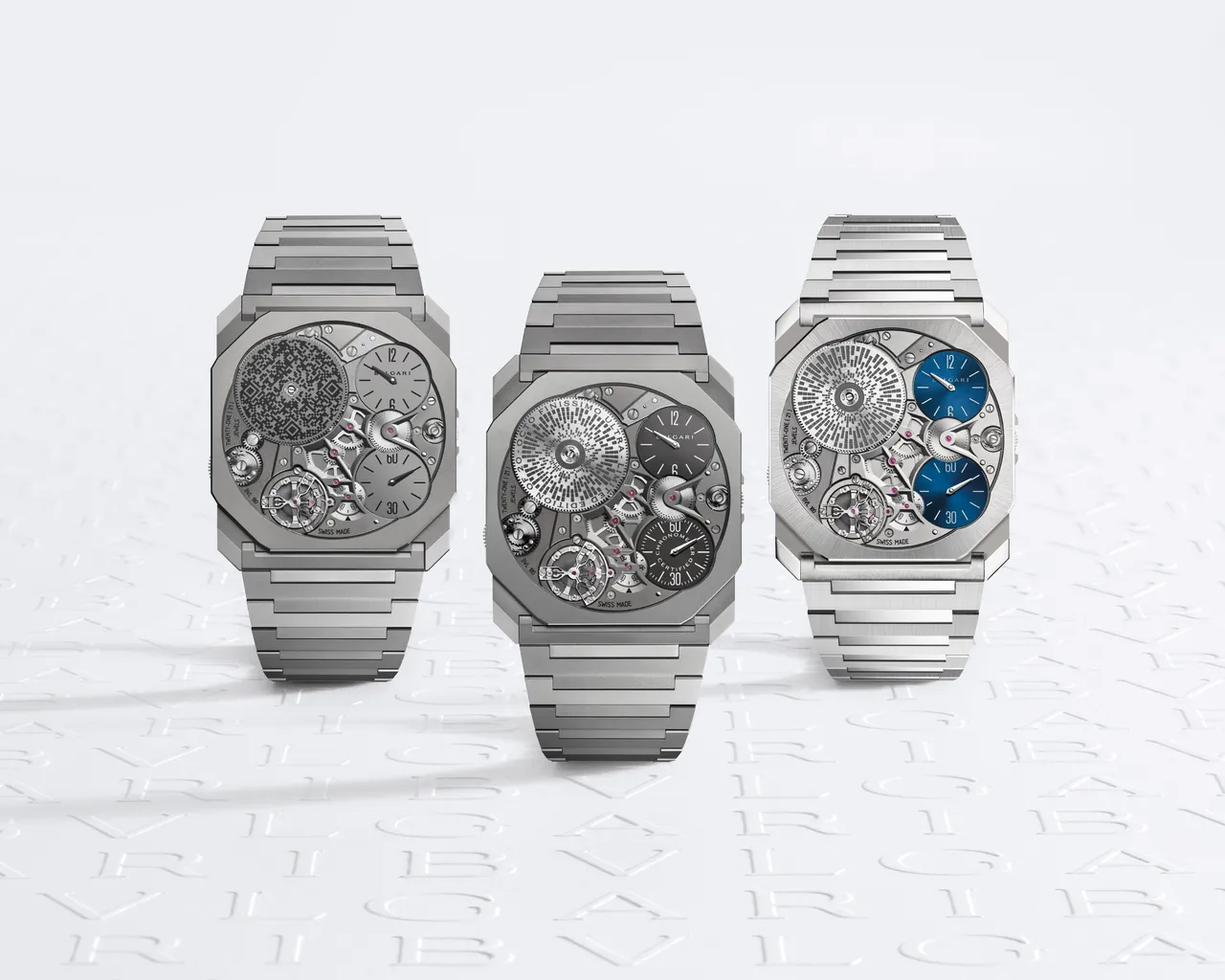 寶格麗Octo Finissino Ultra腕錶。品牌提供