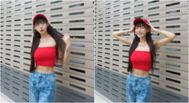 林襄美照短時間內也吸引萬人按讚留言。翻攝自林襄IG