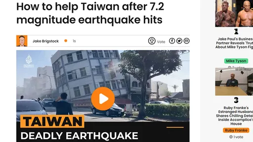 外媒教學如何援助台灣賑災 鼓勵捐款給中華民國紅十字會