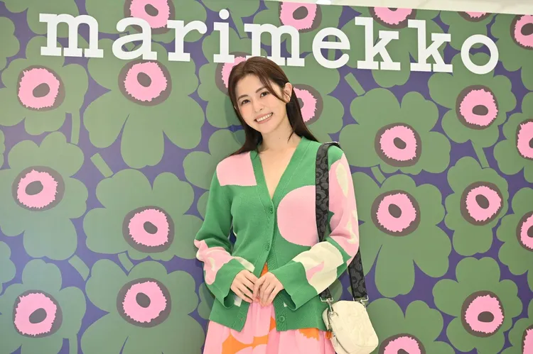 任容萱表示身上的Gratha包適合當作母女包。攝影中心攝