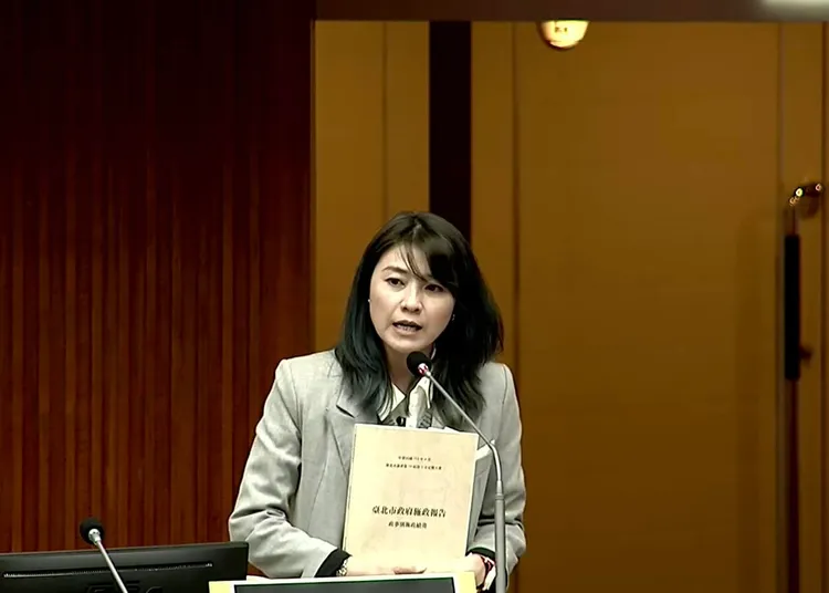 顏若芳質疑為何衛生局第一時間沒有帶回嫌疑食材。取自北市議員顏若芳臉書