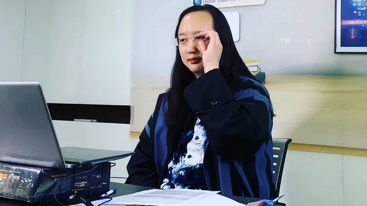 現任數位發展部部長唐鳳表示，將全力協助交接。翻攝自唐鳳臉書