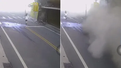 影片|她走在天王星大樓旁突遇崩塌 張齡予曝光鄰居視角生死瞬間