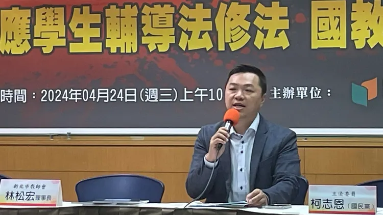 國教盟理事長王瀚陽。記者林則澄攝