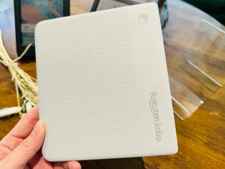 Kobo機種採用通過國際認證的回收塑膠及海廢塑料製造。趙筱文攝。