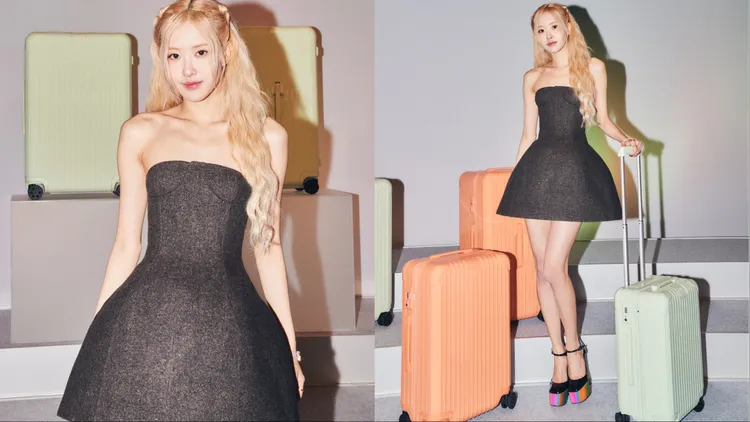 Rosé穿上澎澎短裙俏麗拉上此次推出假日橙、薄荷綠新色。品牌提供