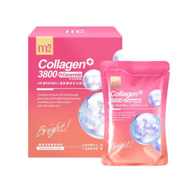 m2超能膠原水光飲，980元。翻攝官網