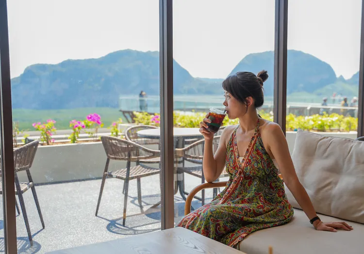 走完全程，可來步道終點的KANDA Coffee&Bakery喝杯咖啡。田欣雲攝