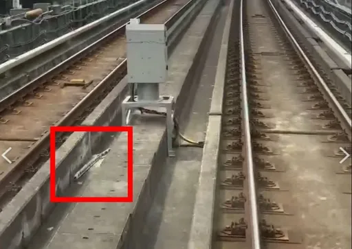 凶手找到了！　建築工地C型鋼掉落機捷軌道致13班列車延誤