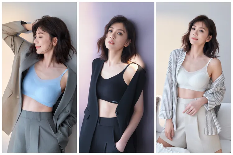 ONE BOY冰科技無鋼圈舒適無痕面膜冰心內衣，經SGS檢測絲滑冰感Q-MAX值0.383，比一般市售涼感衣還涼近3倍。