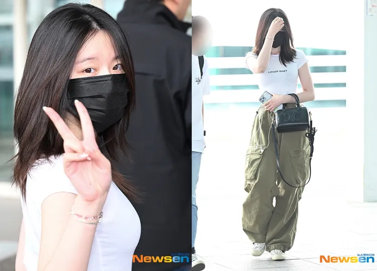 舒華前天已先回到台灣。翻攝Newsen