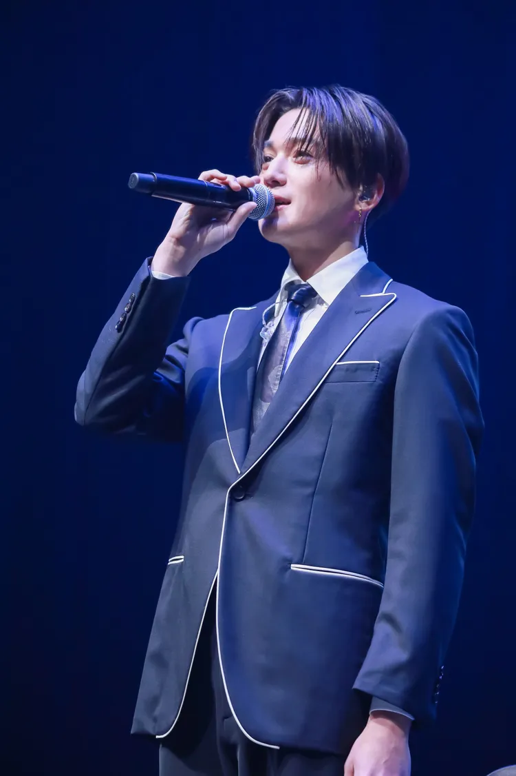 八木勇征在見面會清唱《FIRST LOVE》。LDH愛夢悅提供