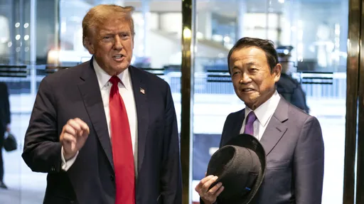 两面押宝！日本前首相麻生太郎晤川普　日媒：因应美国大选「变天」情境