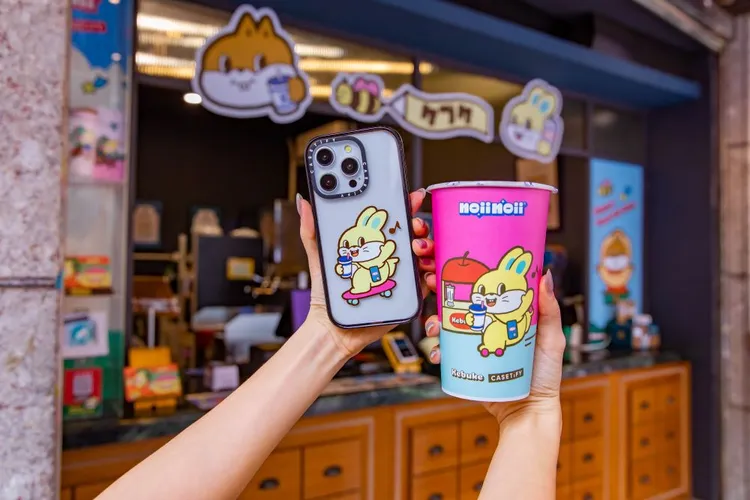 CASETiFY、可不可熟成紅茶與 noii noii 打造聯名主題店鋪與期間限定調飲。CASETiFY提供。