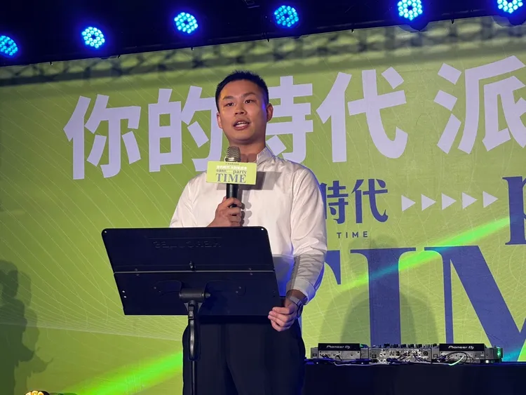 泰郡建設機構董事長特助郭泓驛表示，該案為公司推出最具規模造鎮，透過活動貼近年輕世代。葉家銘攝